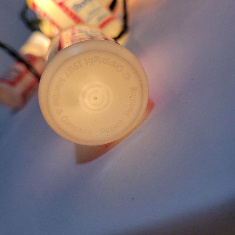 Vintage 1987 Mini Budweiser Beer Can String Lights