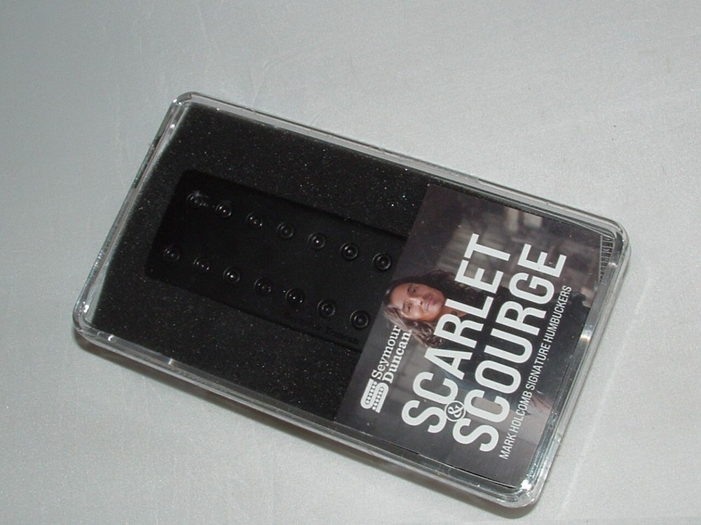 Seymour Duncan Mark Holcomb 7 String Scourge Bridge BLACK COVER  New