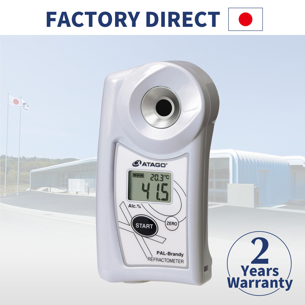 ATAGO Official Site “Pocket” Ethyl alcohol refractometer PAL-Brandy