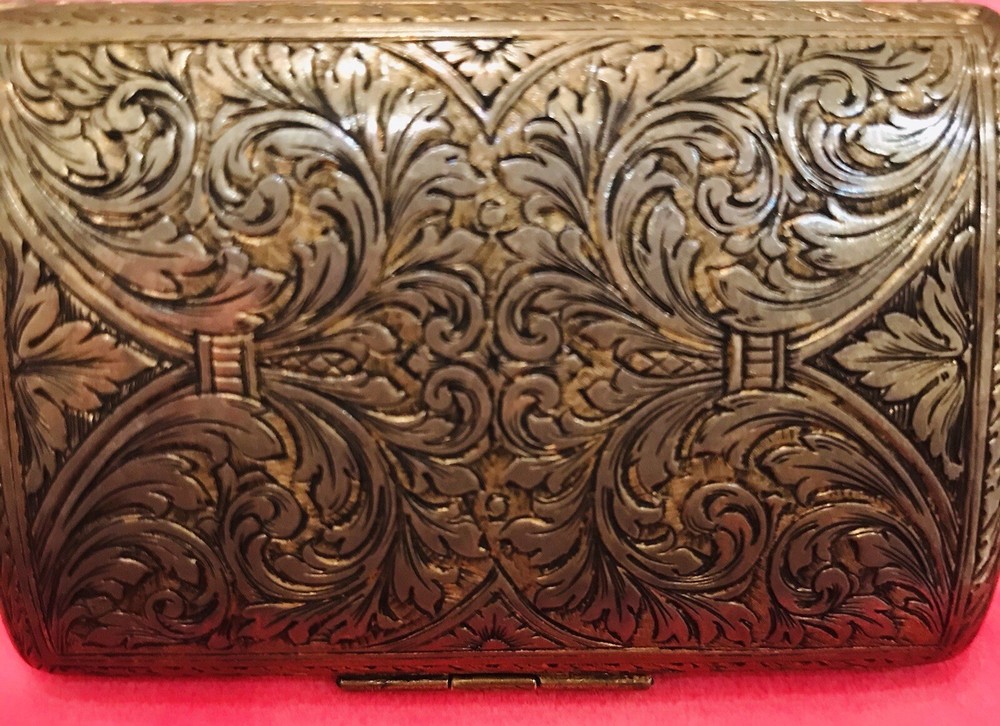 Antique Silver Enamel Box