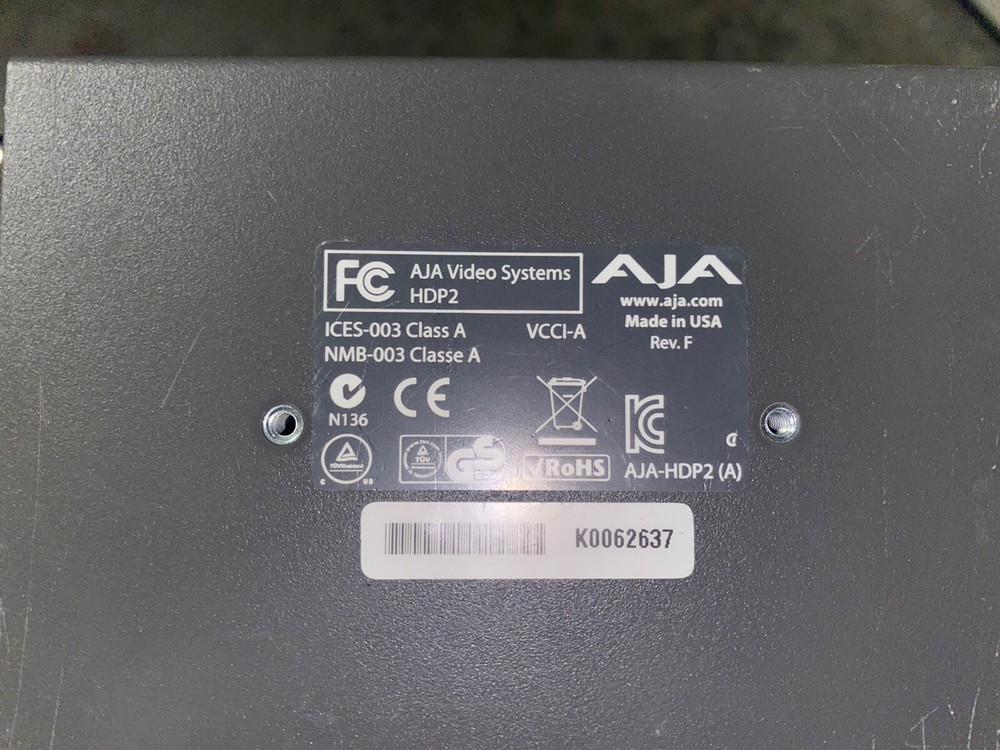 AJA HDP2 WITH POWER SUPPLY