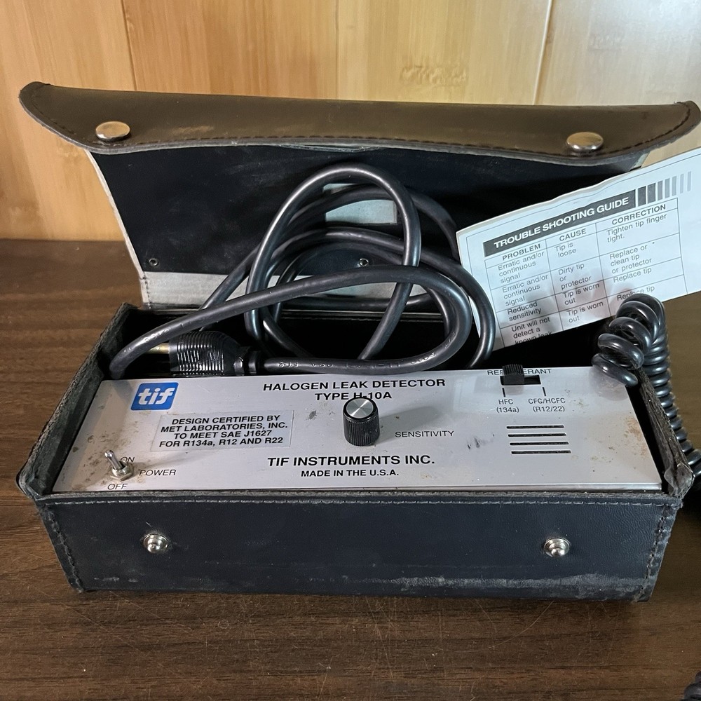 TIF Instruments Inc. Halogen Leak Detector Type H - 10A