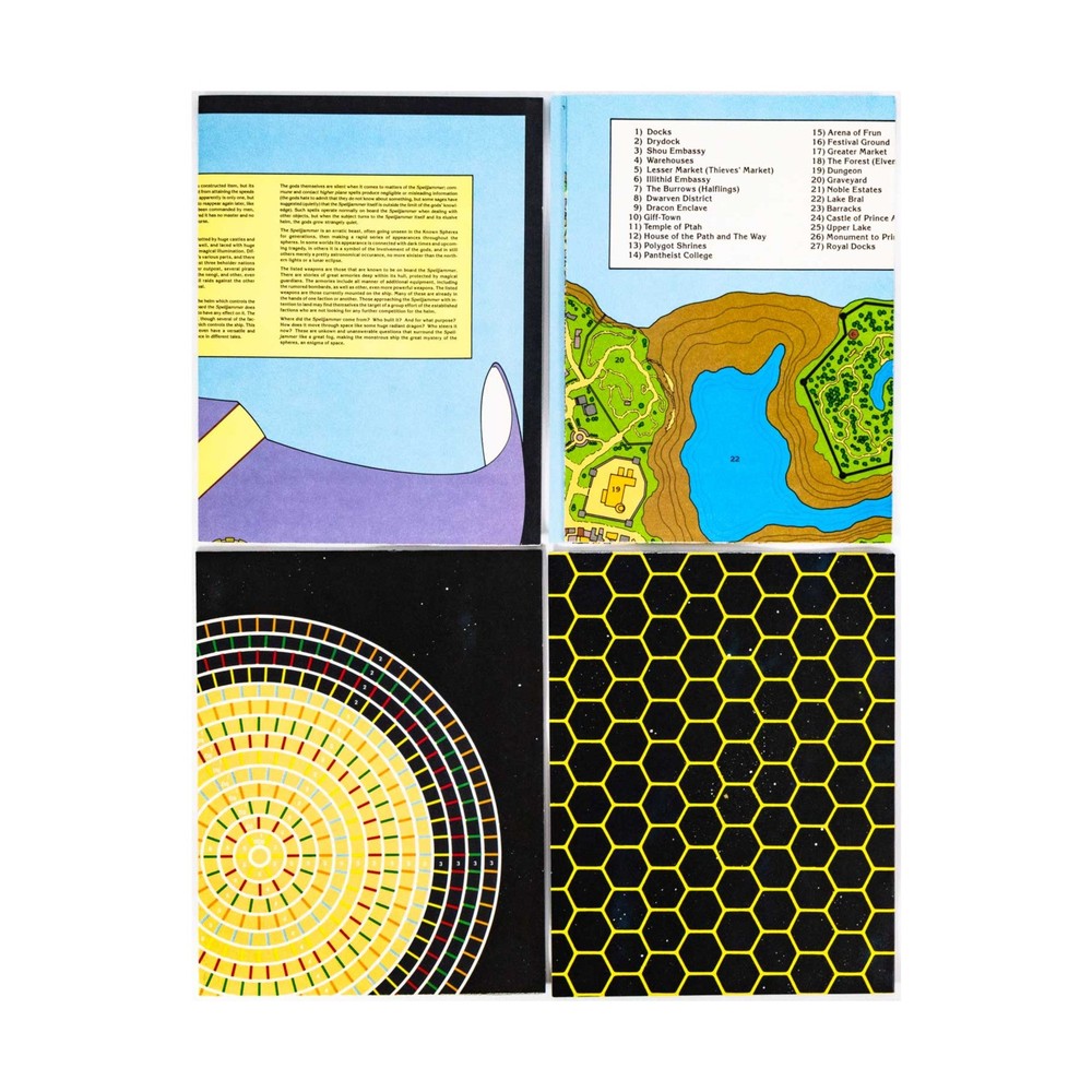 TSR Spelljammer Spelljammer - Adventures in Space, Maps Only! VG+