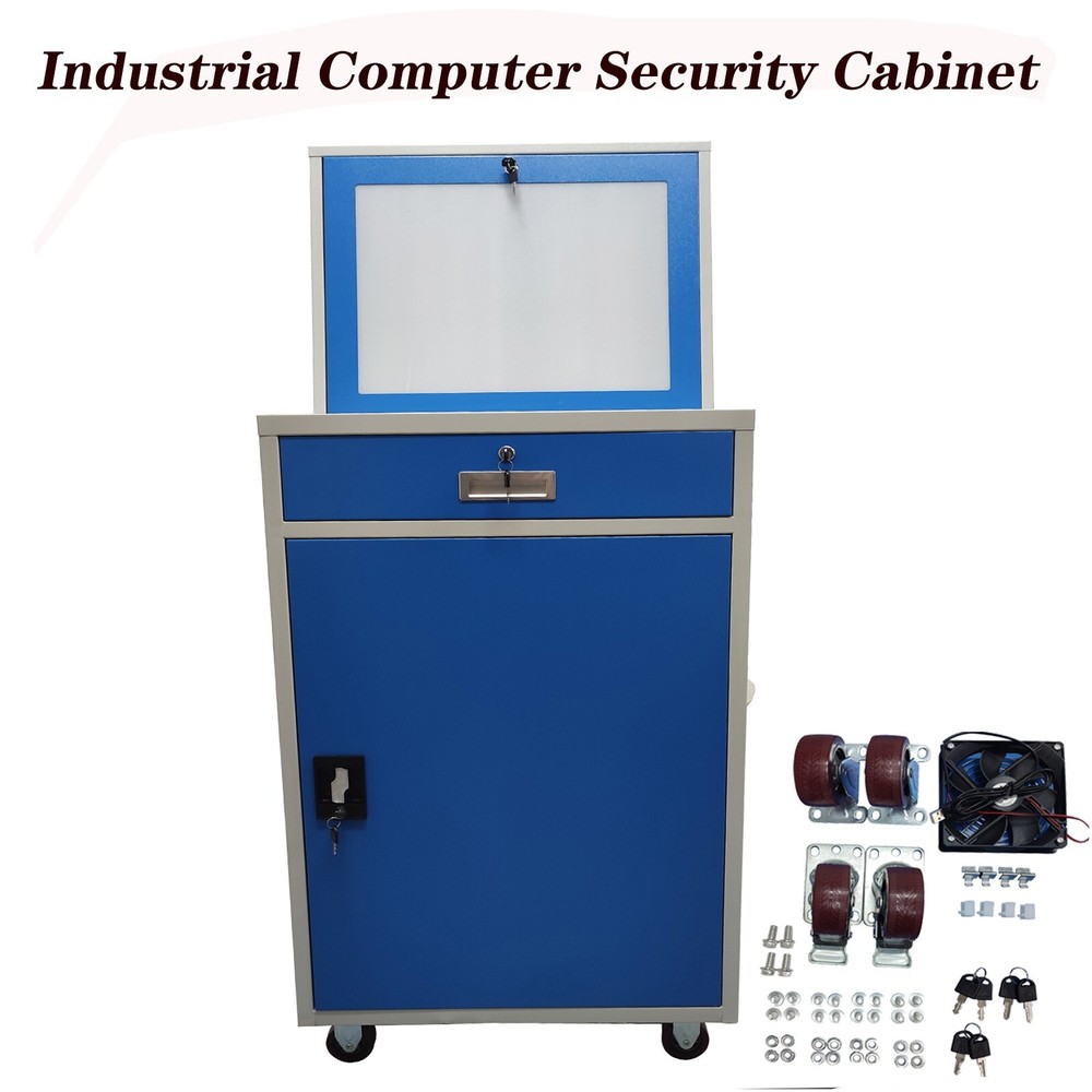 Computer Security Cabinet Computer Dustproof Anti-theft Main Box Control Cabinet