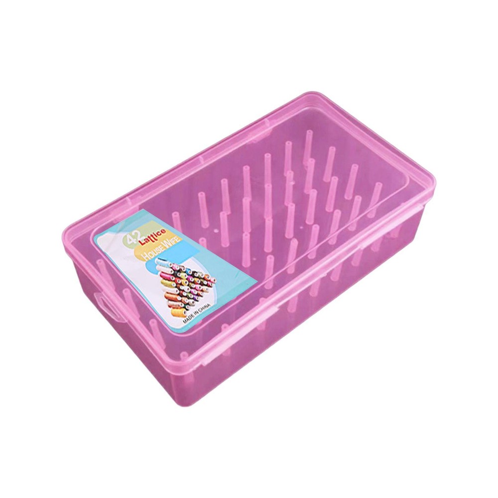 Sewing Thread Storage Box 42 Axis Spool Thread Rack for Sewing Bobbin Spools