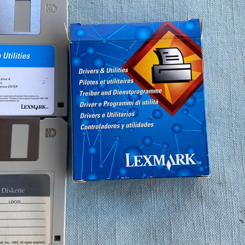 Computer Software Drivers Printer Epson Lexmark HP ScanJet IIe 5700 Stylus 1500