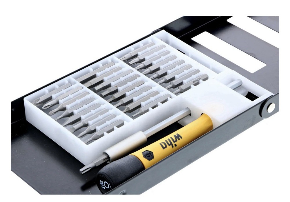 Wiha 27 Piece System 4 Precision Screwdriver Micro Bit Set 75992