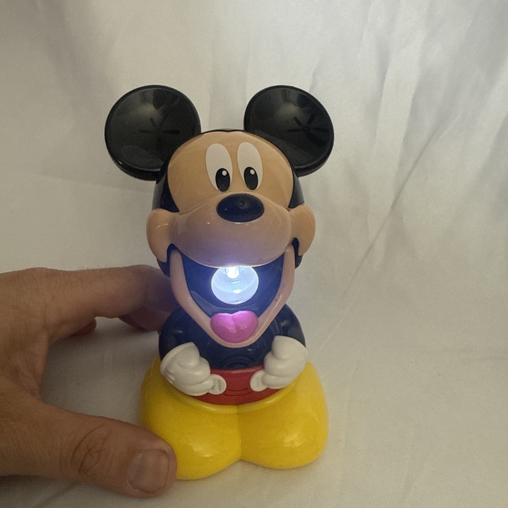 Disney Mickey Mouse Light Up Pal Talking Mini Flashlight