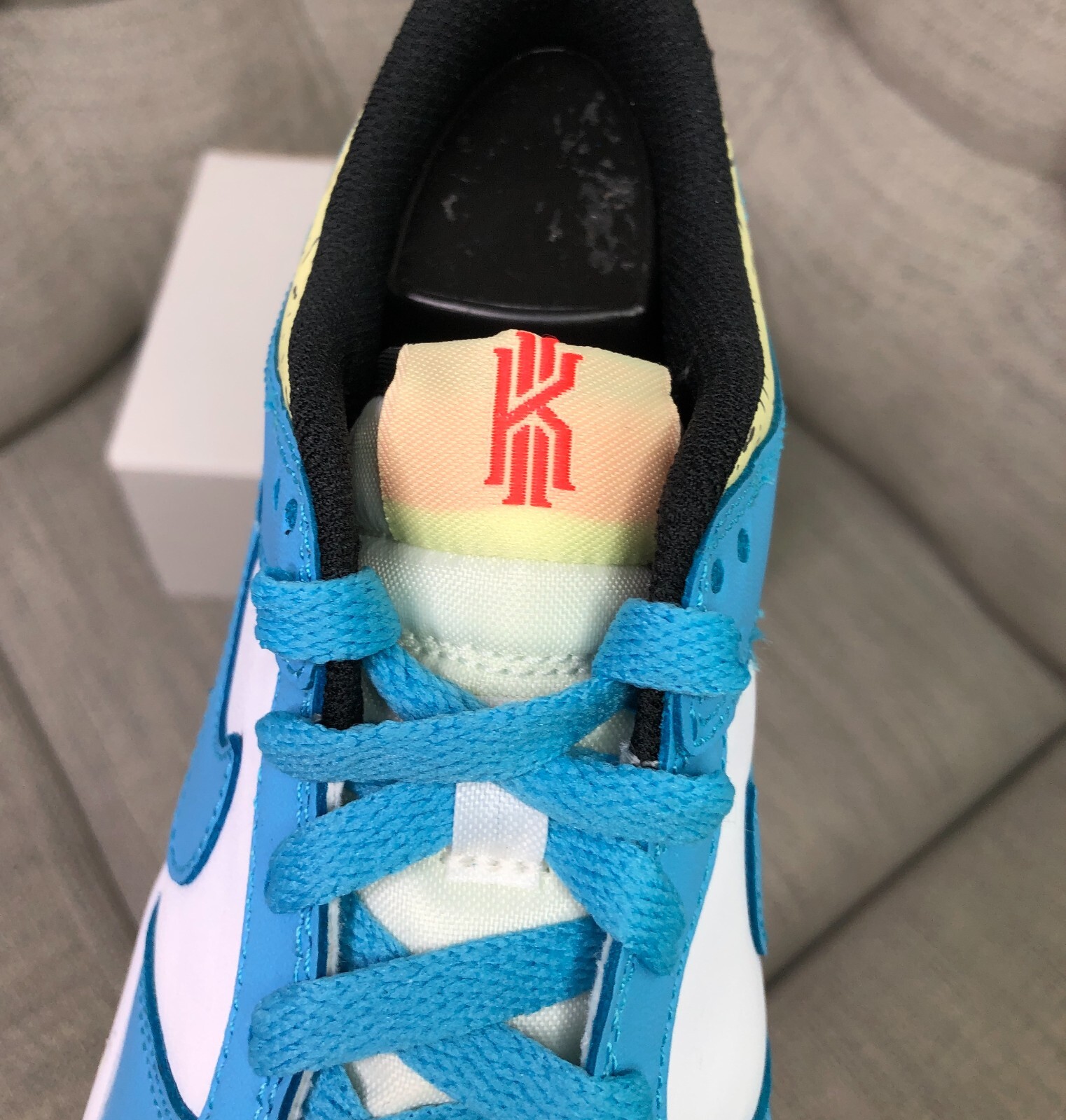 Nike Dunk Low Kyrie Irving Blue Athletic Shoes Youth Size 5Y-7Y (DN4179-400)