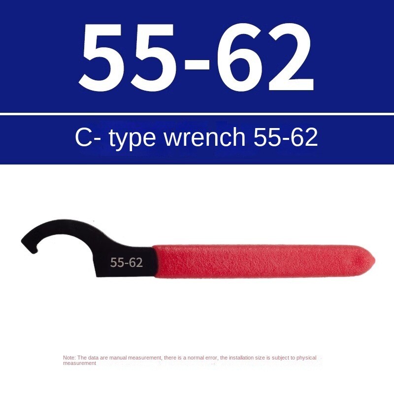 Coilover Wrench, Hook Wrenches Tools Set Shock Spanner Wrench Set C-Shape