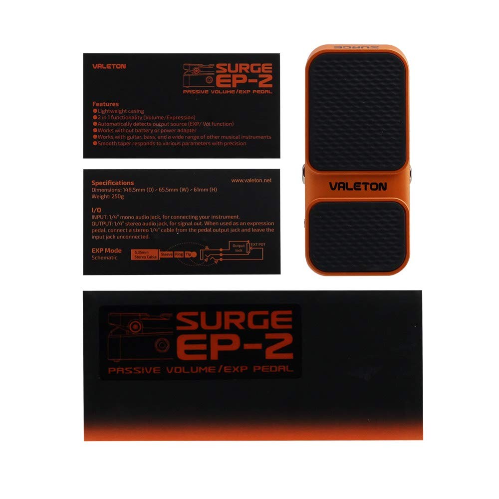 Surge EP-2 Mini Expression/ Passive Volume Guitar Effect Mini Pedal (EP-2)