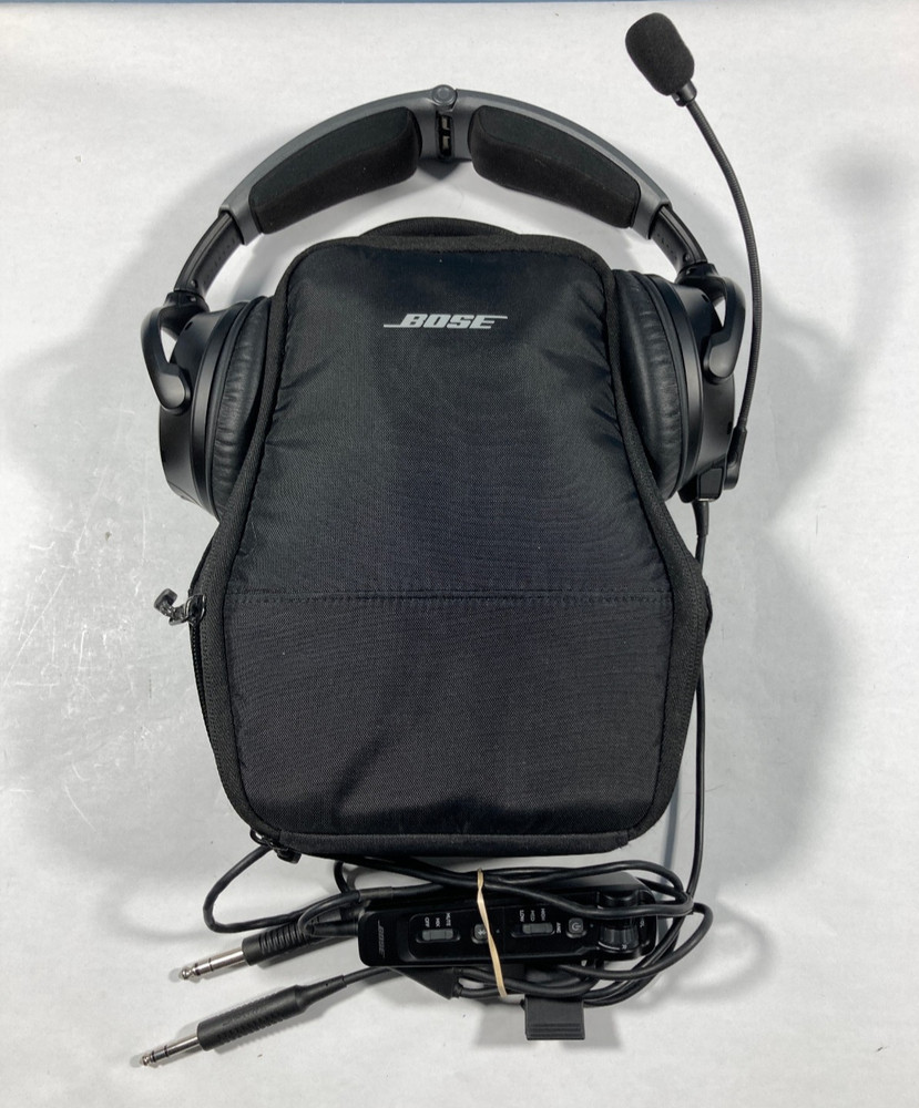 Bose A30 Aviation Headset with Bluetooth, Dual GA Plug and Soft Case