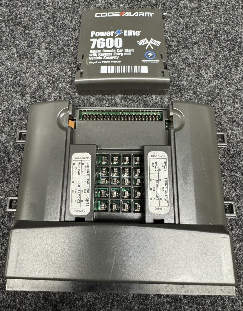 CODE ALARM POWER ELITE MODULE PC7600/CONTROL MODULE PC30/PCGEN/NEW-OLD INVENTORY