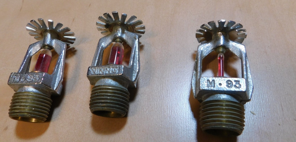 Automatic overhead fire sprinkler valves (lot 506)