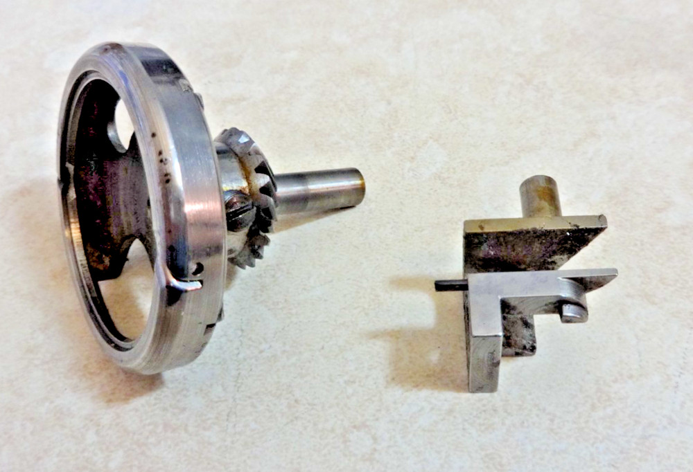BOBBIN HOOK and BRACKET from Singer 403A  Sewing Machine