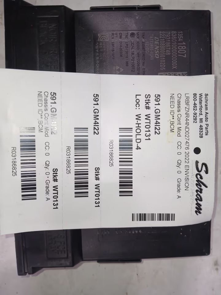 ENVISION 2022 Chassis ECM 3186825