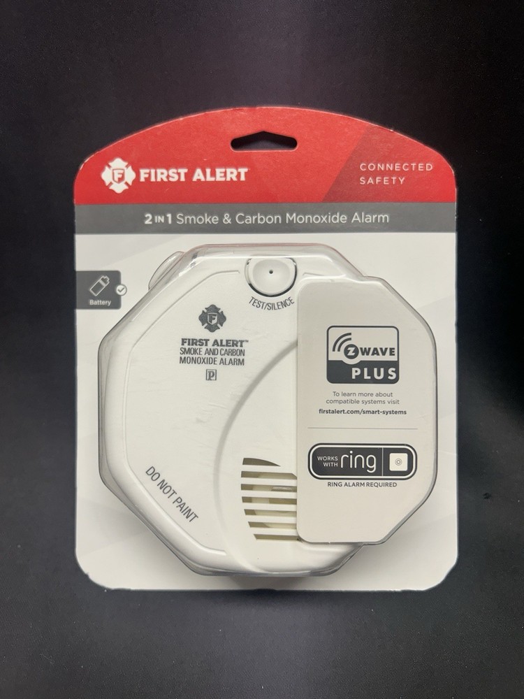 FirstAlert Z-Wave Plus Smoke/CO2 Detector, 2nd Generation (ZCOMBO-G)