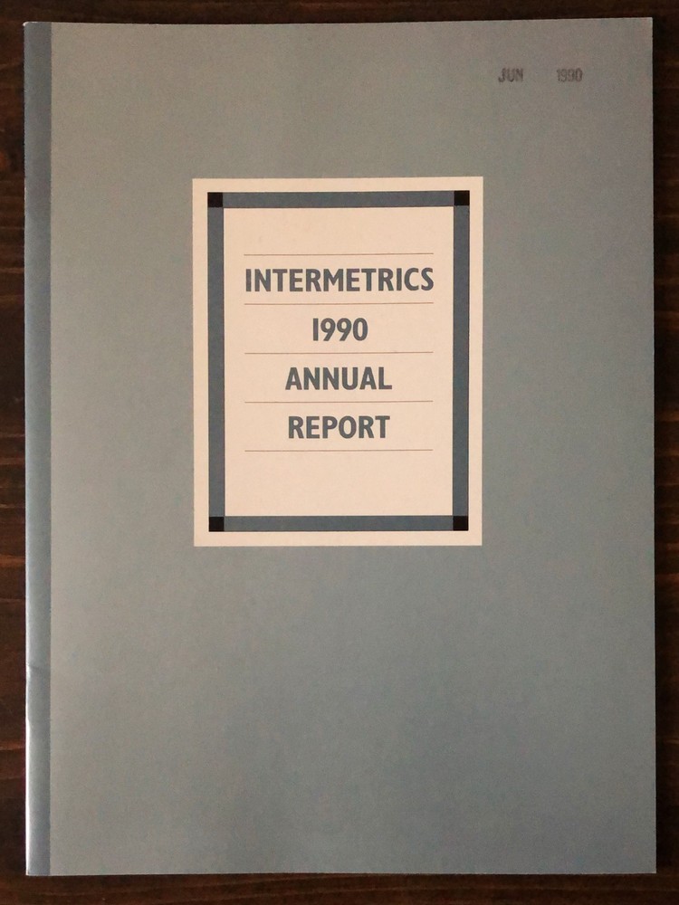 1990 Intermetrics Annual Report