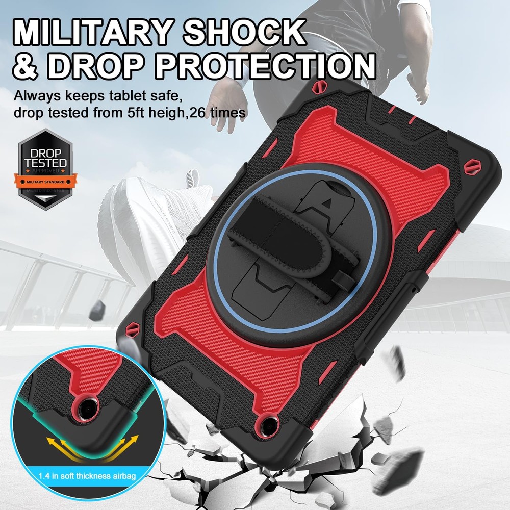 Funda resistente para Galaxy Tab A11+ Plus / A9+ con protector de pantalla