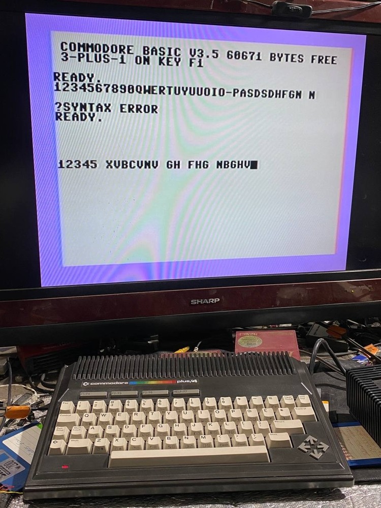 COMMODORE PLUS/4 COMPUTER +4 NTSC Boxed, Vintage