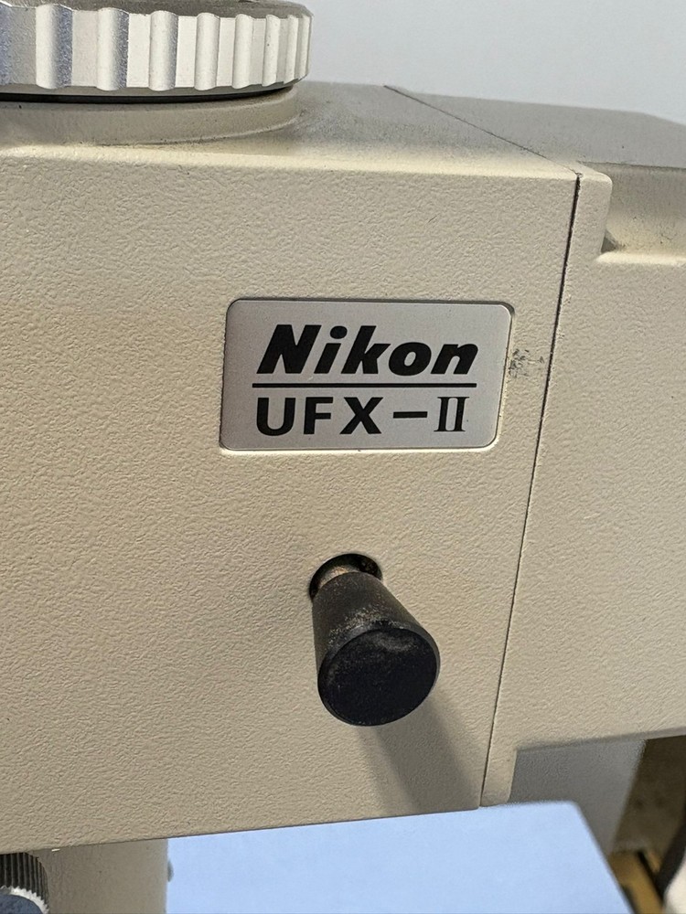 Nikon Optiphot Trinocular Microscope w/ UFX-II Camera Controller & Accessories