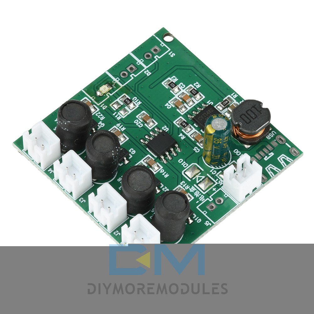 DC6-24V 4-Nozzle Spray Humidifier Atomization Module DIY Ultrasonic Atomizer Kit