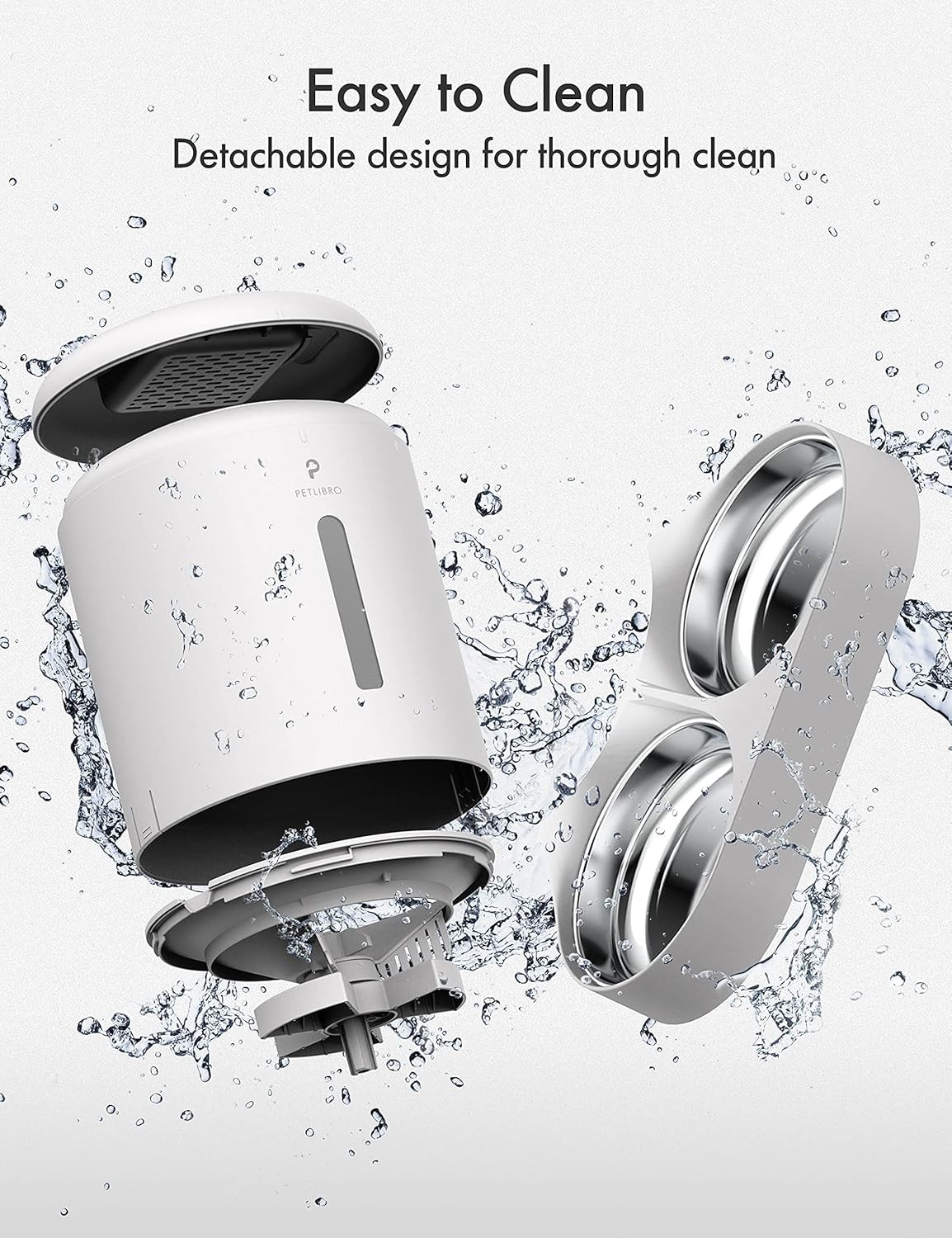 Petlibro PL-AF006-04W Granary 5L Automatic Pet Feeder, White - Refurbished