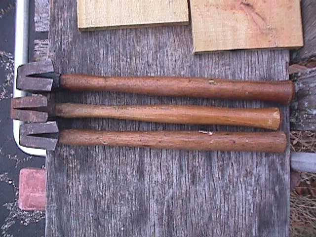VINTAGE CLAW HAMMER LOT