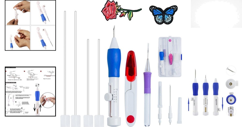 Comprehensive Magic Embroidery Pen Set - Perfect for Creative Sewing Projects
