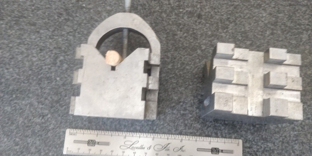 Machinist Made ~ V Block and Clamp set, Matched Pair
