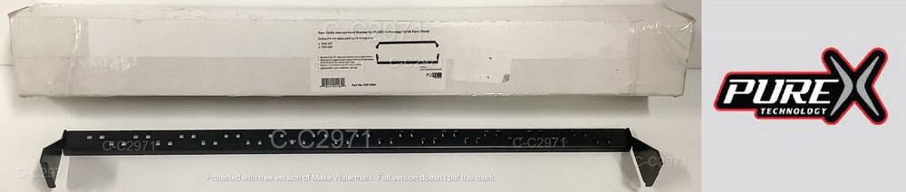 Purex Rear Cable Management Bracket for PUREX Technology 24/48 Patch Panel - NEW
