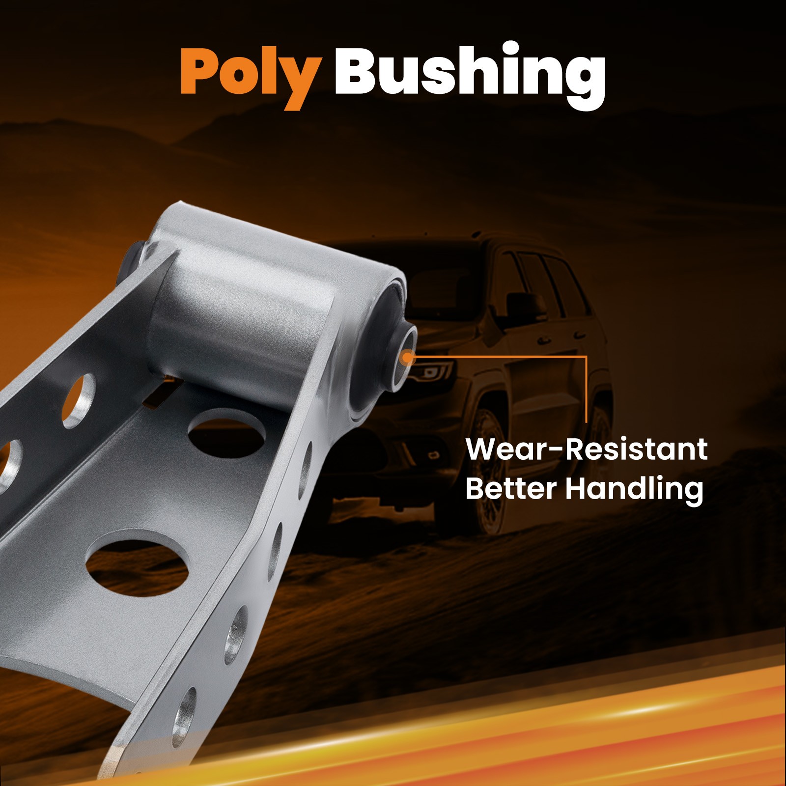 Rear 2"-3" Suspension Lowering Drop Shackles Kit for Chevy Silverado 1500 88-18