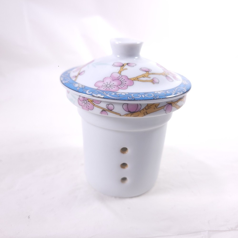 Tea Infuser Insert Only Floral Ceramic