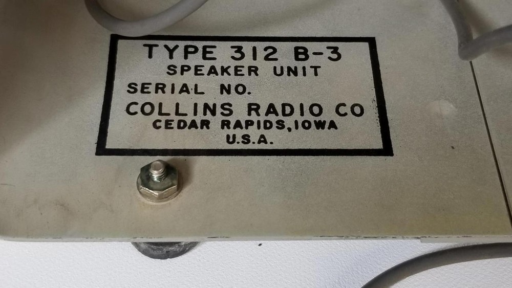 COLLINS 312B-3 SPEAKER