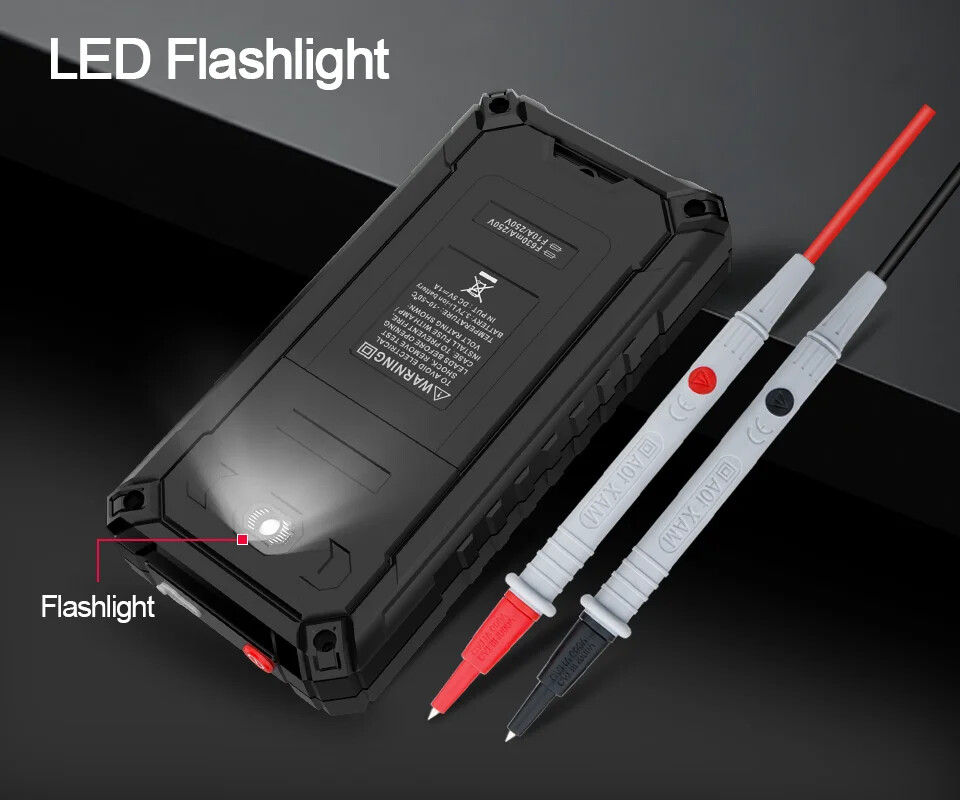 Smart Rechargeable Digital Multimeter True RMS 9999 Voltage Current Multitester