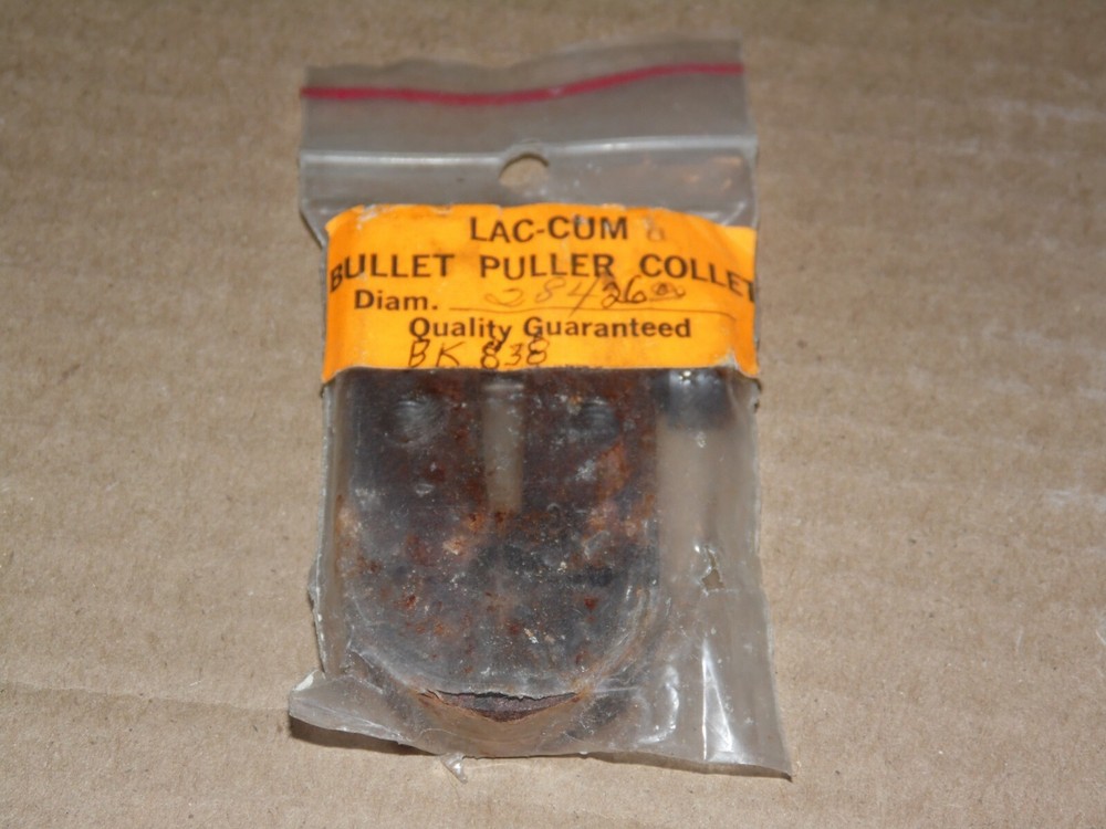 NOS Lac-Cum 284 Bullet Puller Collet