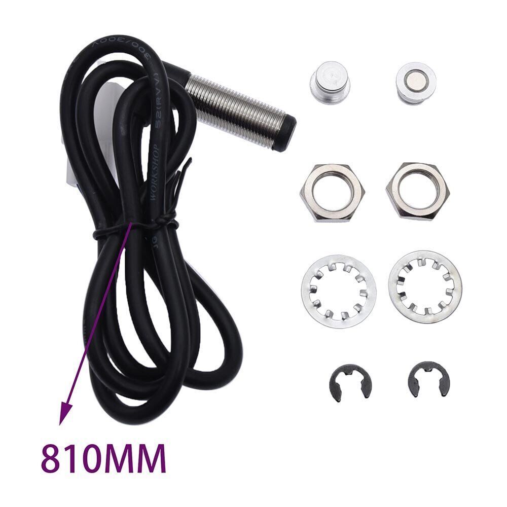 Motorcycle Speedometer Universal Tachometer LCD Digital Odometer Gauge Fuel