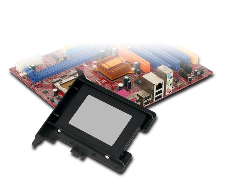 Bytecc Rear Panel 2.5" HDD/SSD Bracket internal slot mounting kit