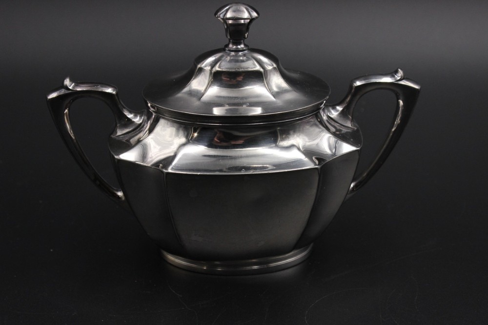 Vintage 4 pc. Silver Plate Tea Set by Wallace / V579 Pattern - Used