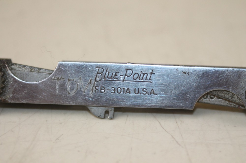 Blue Point Wire Gap Gauge FB-301A ENGRAVED INITIALS