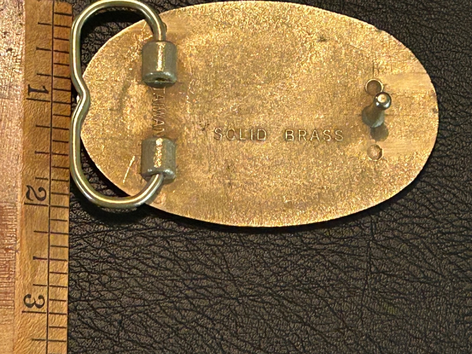 CSA belt buckle, reproduction