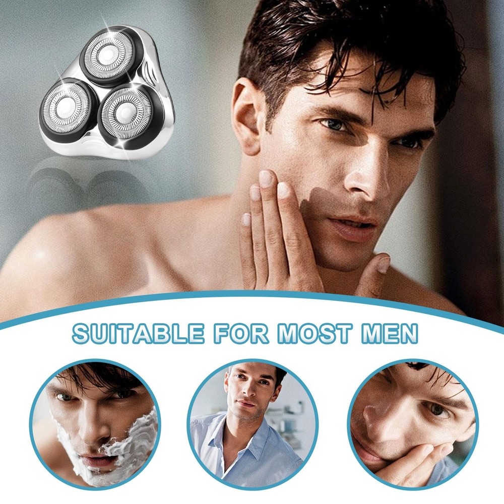Universal Rotary Shaver Replacement Head Compatible with Remington Shaver Raz...