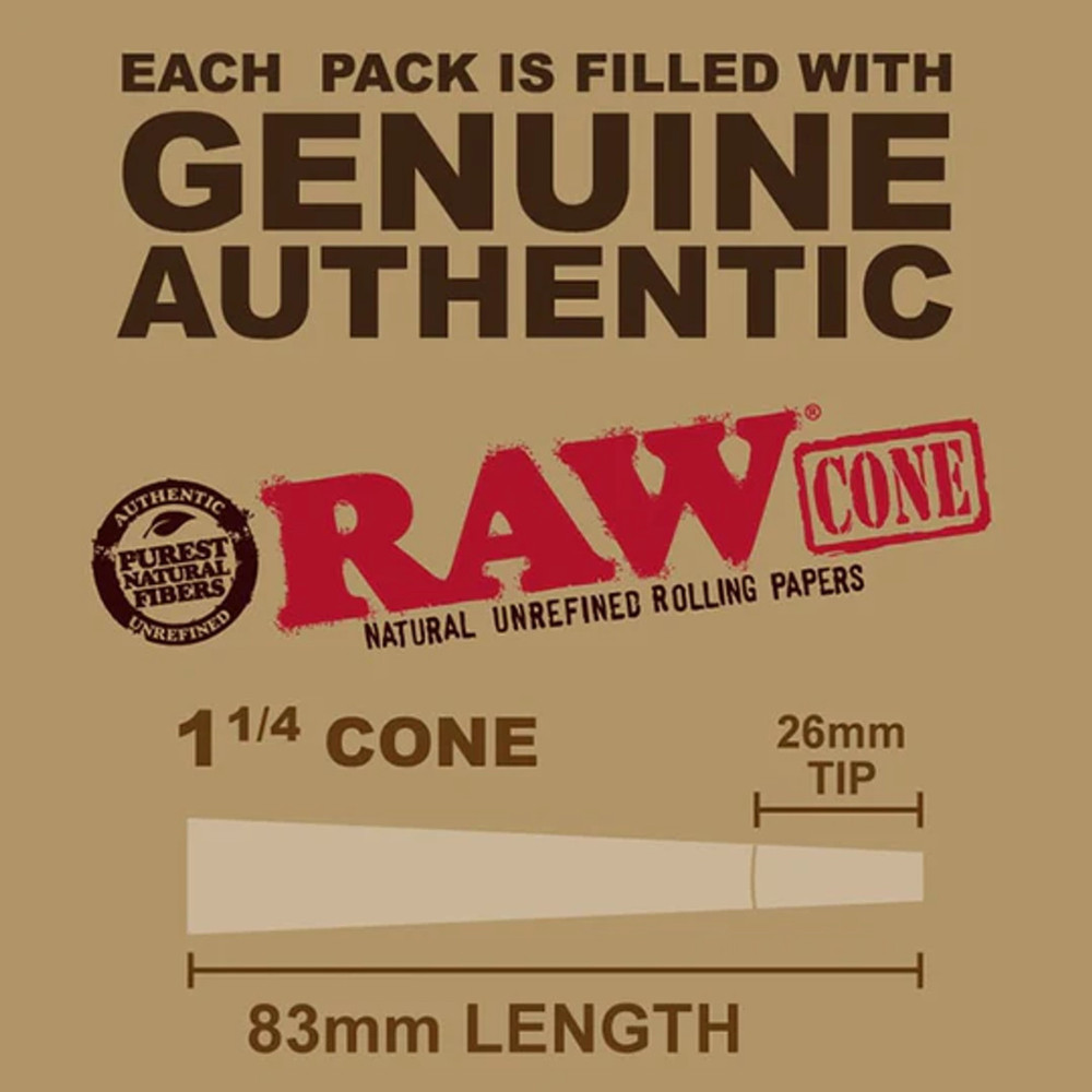 RAW Cones Single Size 70/24 Dogwalker – 102 Pack