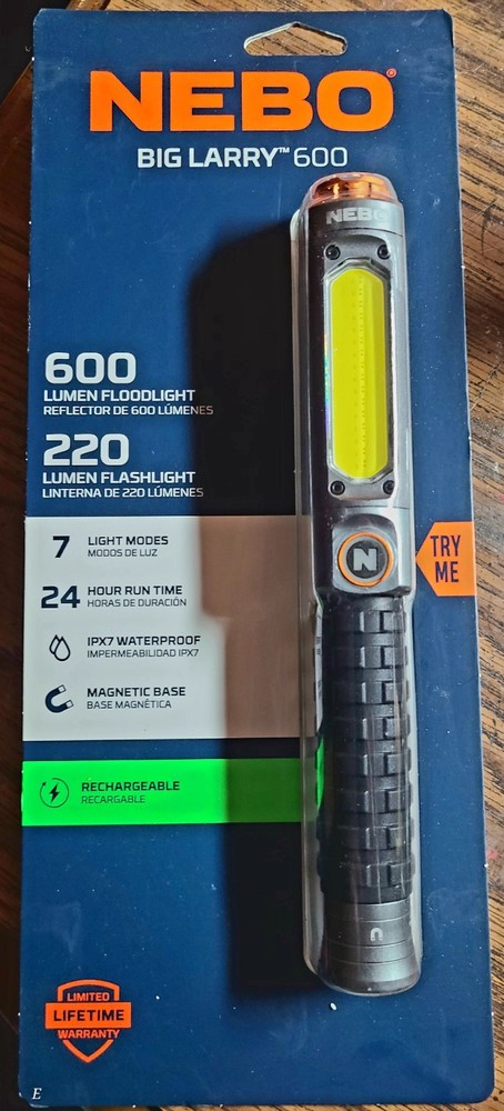 NEBO Big Larry 600 Rechargeable Flashlight