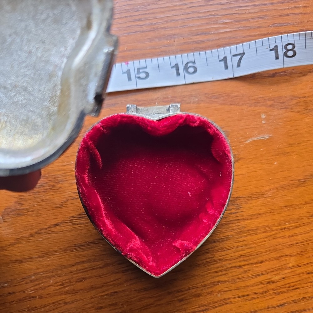 Ornate Silver-Plated Vintage Lidded Trinket Boxes Lot Of 5