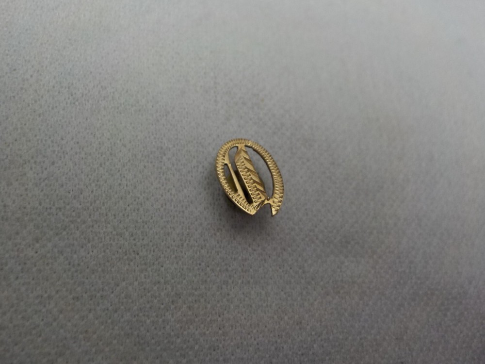 10K SOLID GOLD MONOGRAM INITIAL LETTER EMBLEM JEWELRY FINDINGS RING MONOGRAM #2