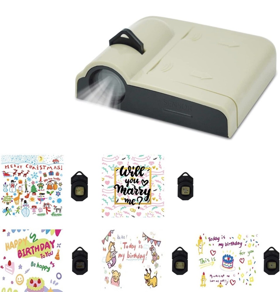 Projector Lights with 5 Theme Patterns Party Banner Projector