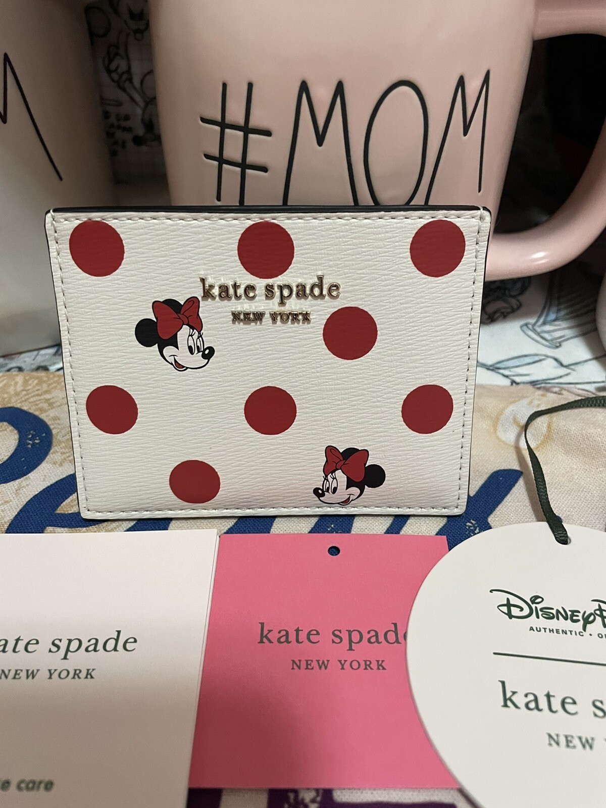 Disney Minnie Mouse Polka Dot Card Case by Kate Spade New York