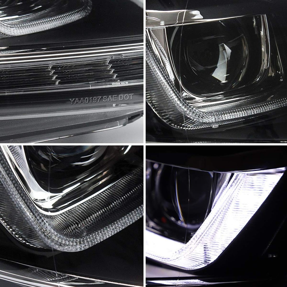 VLAND Projector LED Headlights Assembly for Golf 6 VW 2010 2011 2012 2013 2014