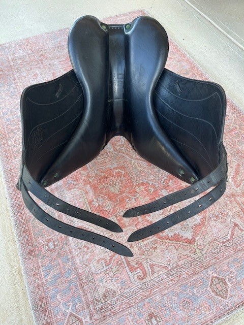 2014 Black Devoucoux Milady Dressage Saddle